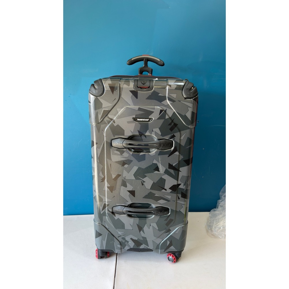 Traveler's Choice Maxporter II 31 Hardside Trunk Spinner Luggage Grey Camo